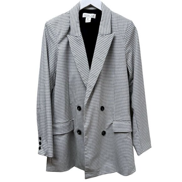 Rachel Zoe Black and White Checkered Blazer - Picture 2 of 8